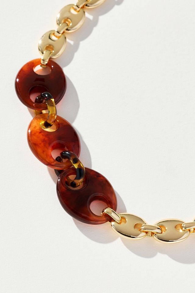 Maeve Chunky Pop Tab Chain Necklace #1