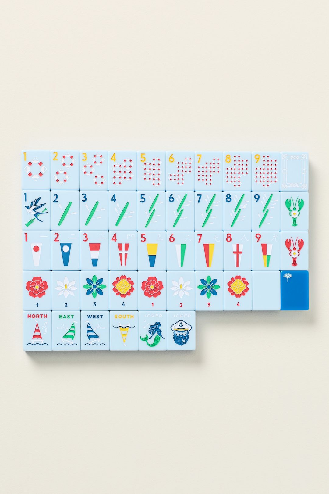 Charleston Mahjong Club Tile Set - Yacht, One Size