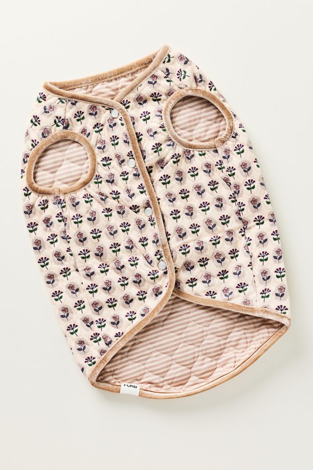 FURB Floral Quilted Pet Vest #2