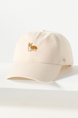47 Brand Embroidered Dog Icon Baseball Cap In Brown