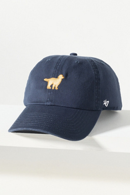 47 Brand Embroidered Dog Icon Baseball Cap In Blue