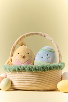 Mon Ami Just Hatched Eggs and Easter Basket Kids Plush
