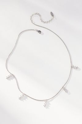 Delicate Drippy Crystal Necklace