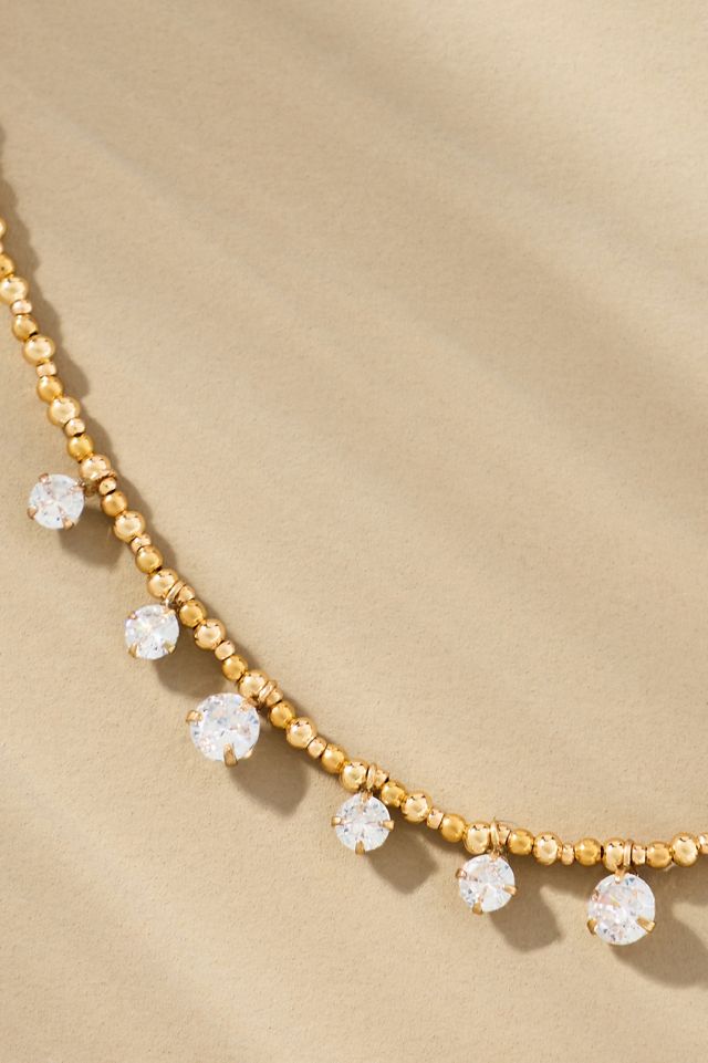 Delicate Crystal Necklace #1