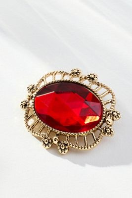 Victorian Ruby Brooch