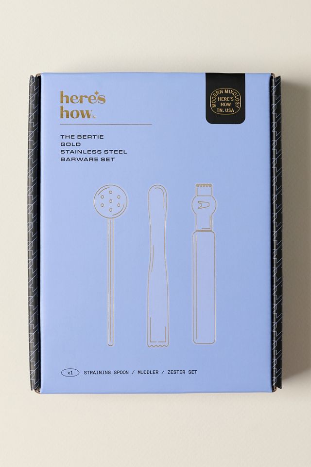 Here's How Bertie Barware Set #1
