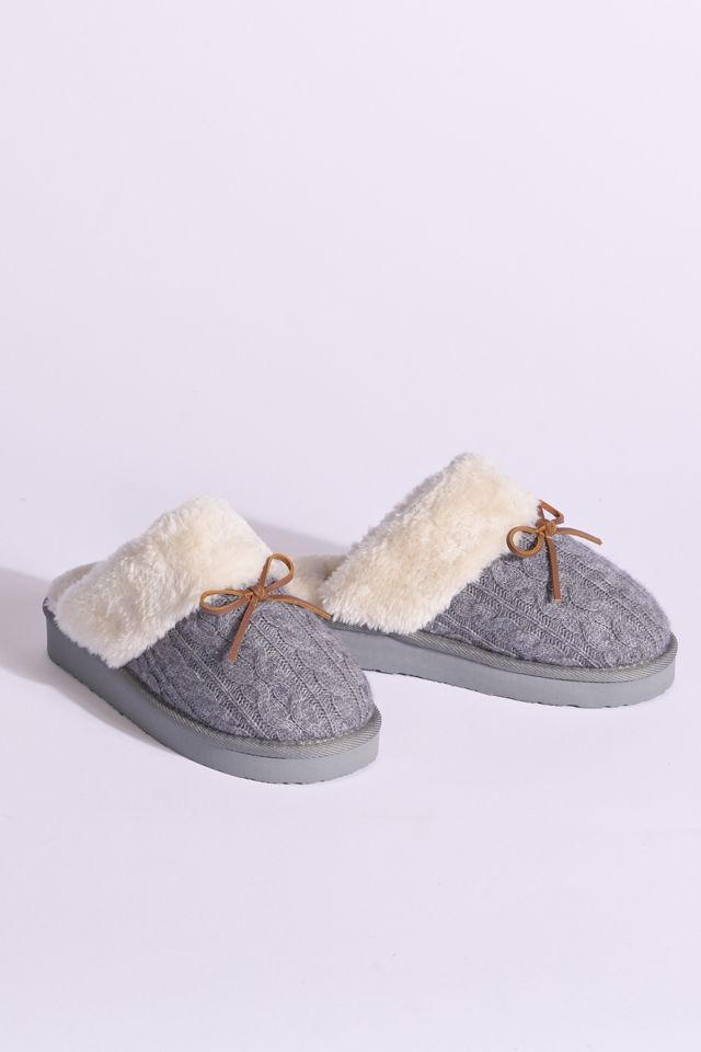 Minnetonka Flurry Bow Scuff Slide Slippers #2