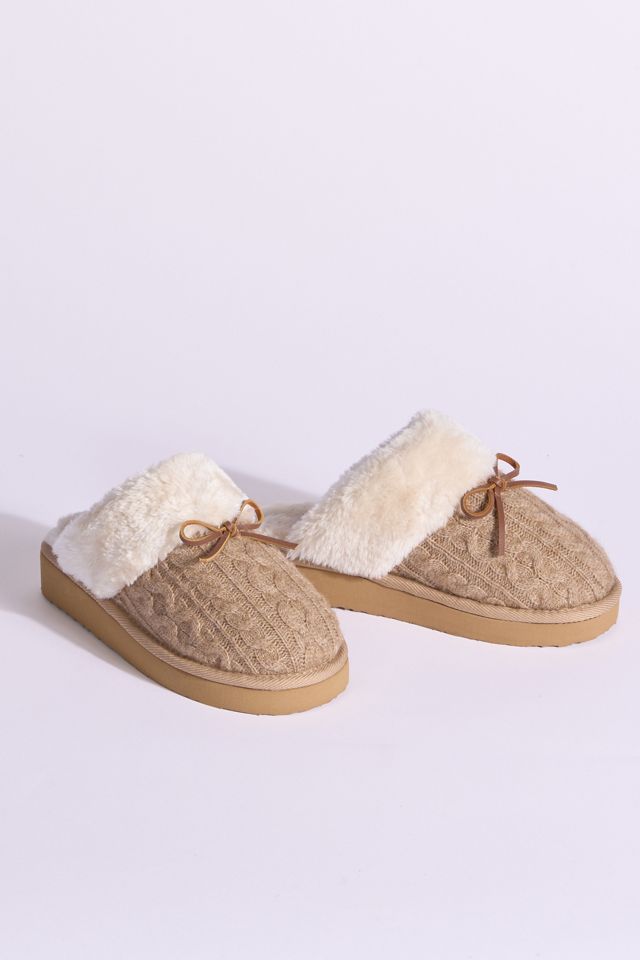 Minnetonka Flurry Bow Scuff Slide Slippers #2