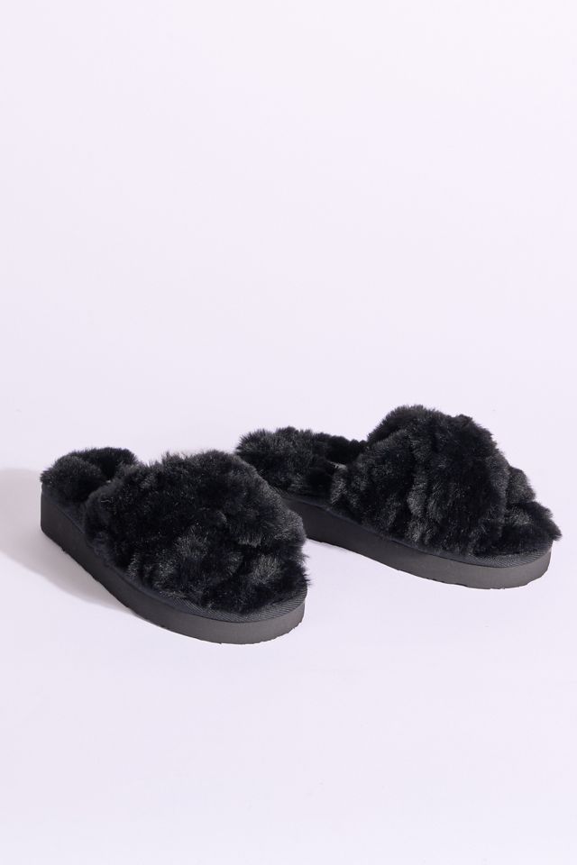 Minnetonka Teddy Crossband Slide Slippers #2