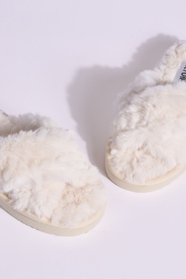 Minnetonka Teddy Crossband Slide Slippers #1