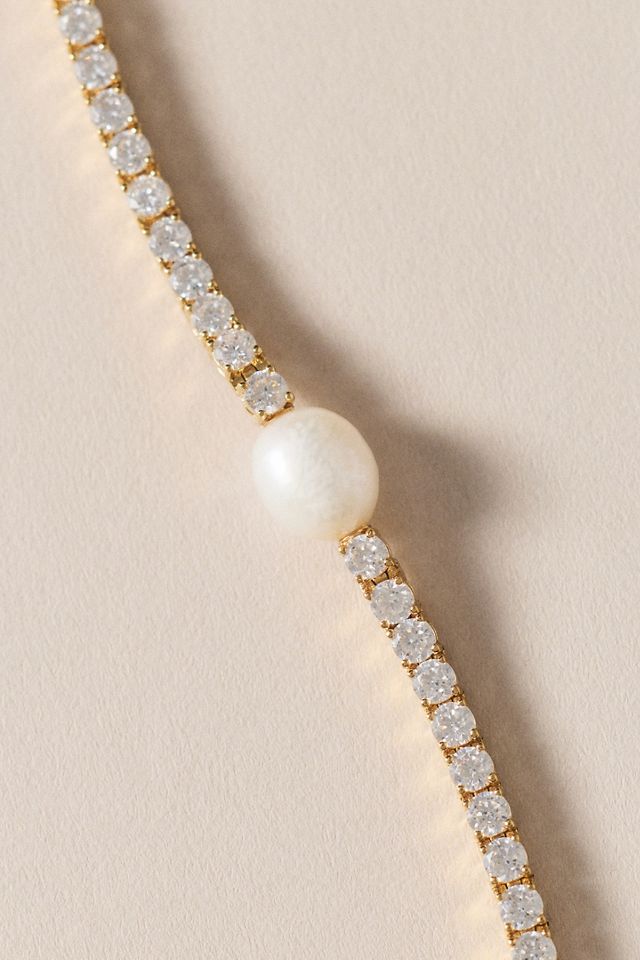 NADRI Blair Pearl Tennis Bracelet  #1