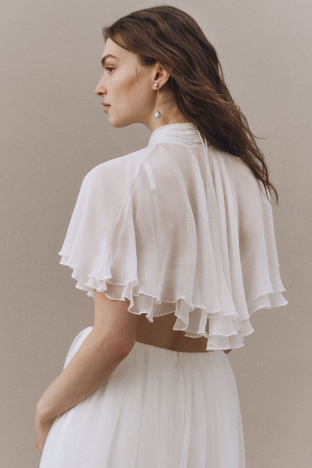 Geisha Designs High-Neck Layered Cape #1