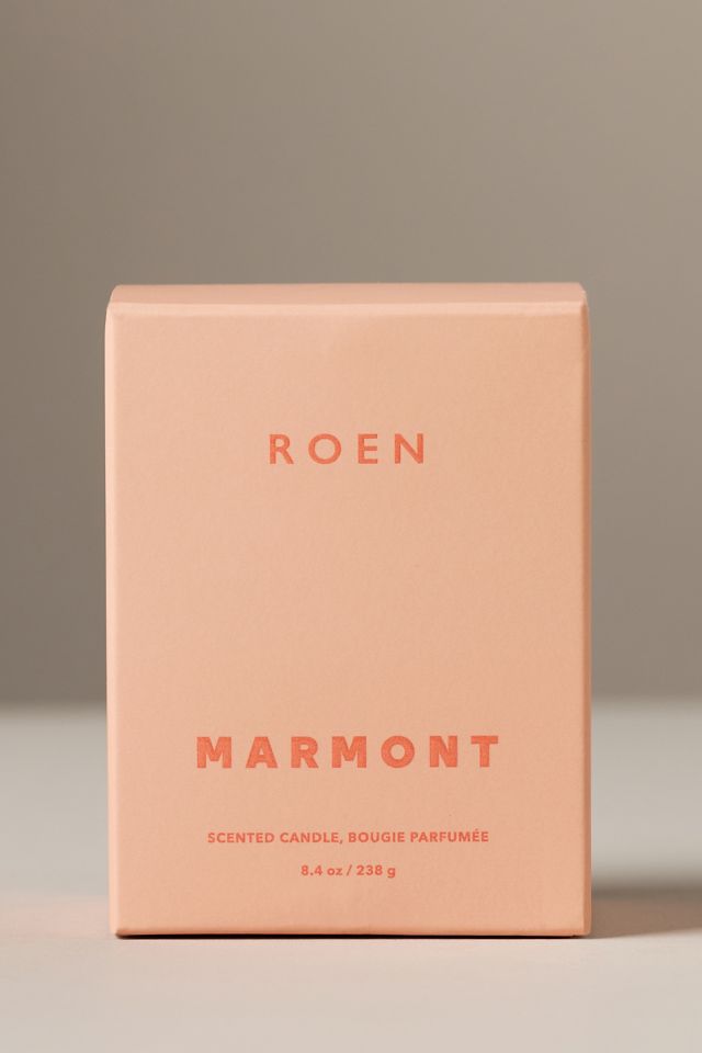 ROEN Floral Marmont Boxed Glass Candle #2