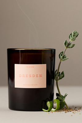 Roen Fresh Dresden Boxed Glass Candle In Red