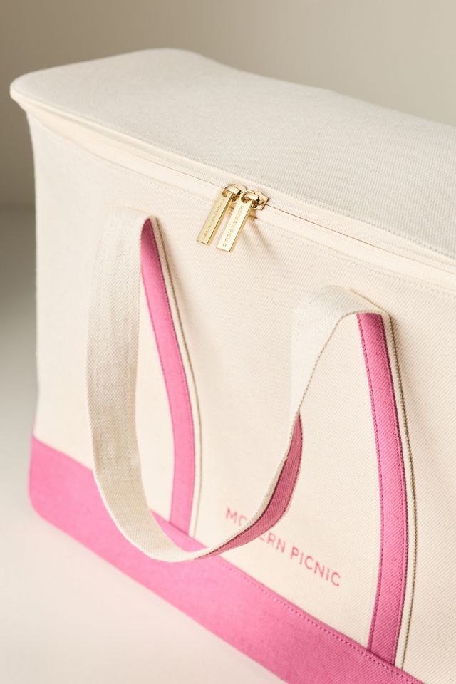 Modern Picnic Canvas Cooler Bag #2