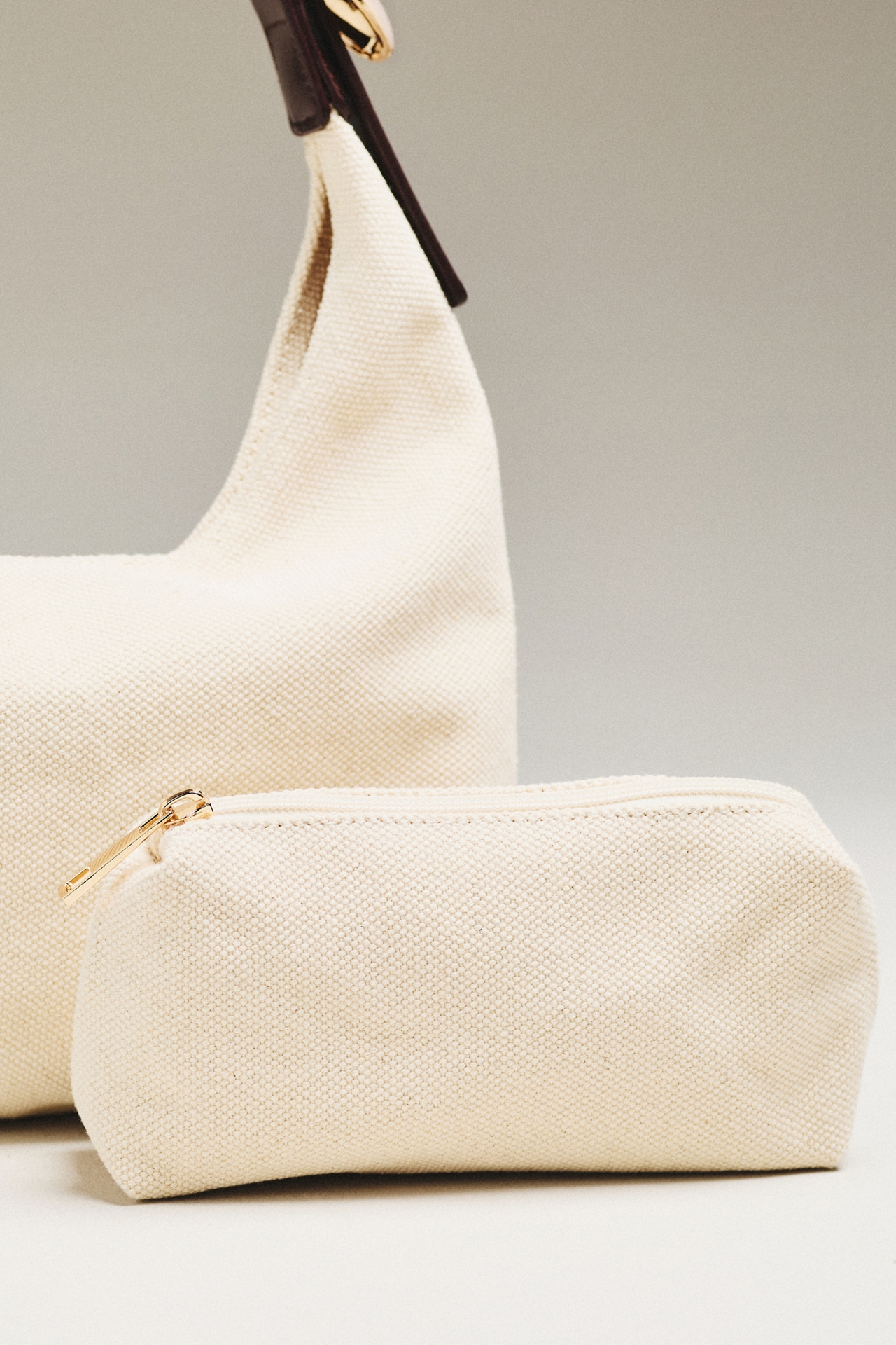 The Love Knot Slouchy Bag: Mini Canvas Buckle Edition