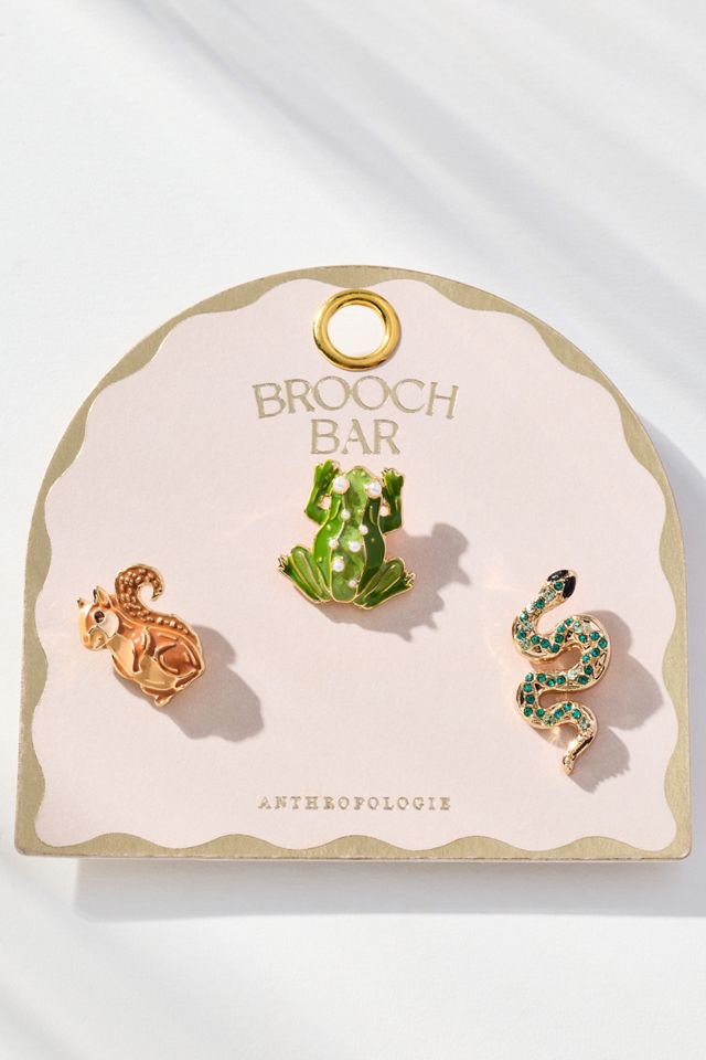 Animal Brooches, Set of 3