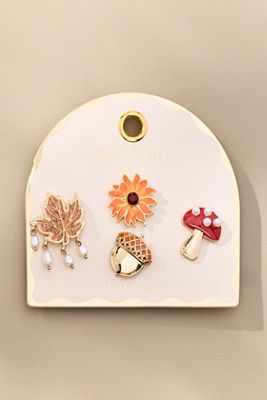 Nature Brooches, Set of 4