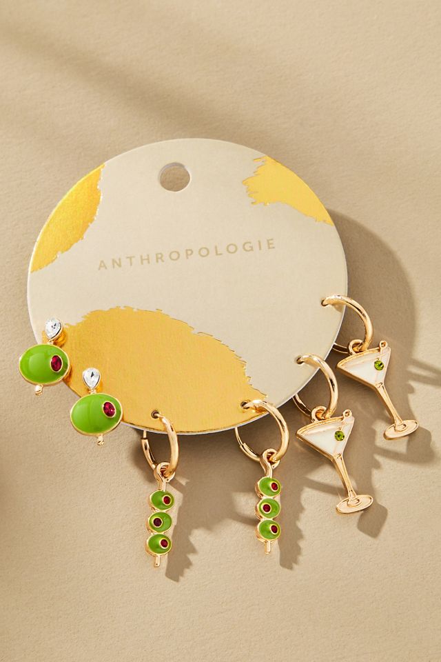 Festive Icon Earrings, Set of 3 #1