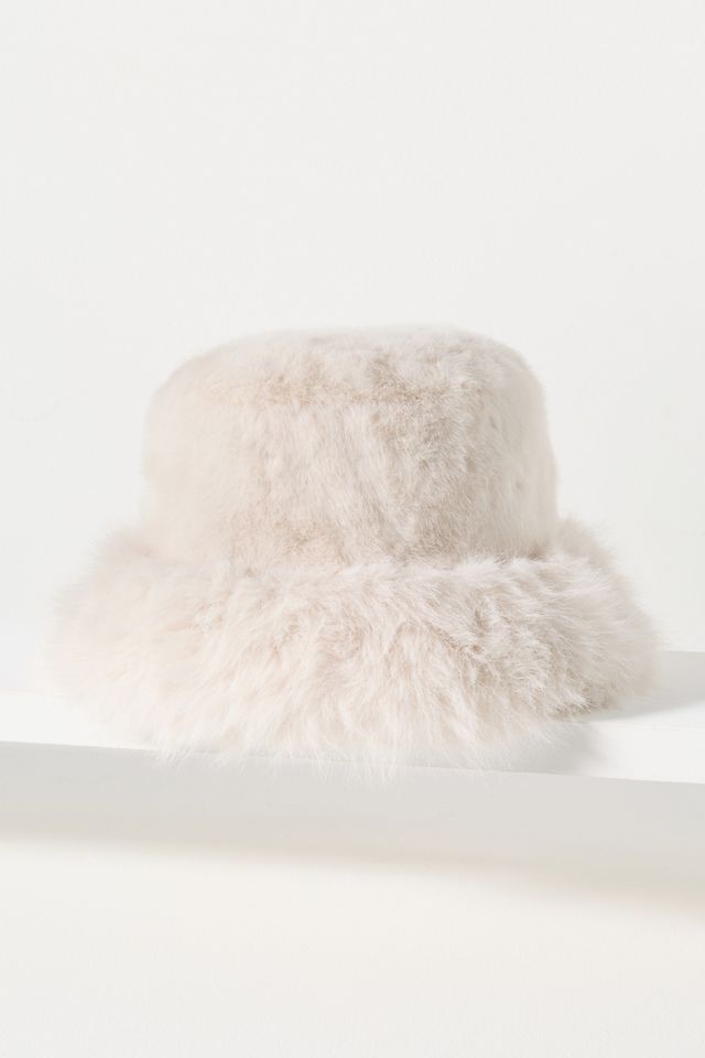 Faux-Fur Bucket Hat