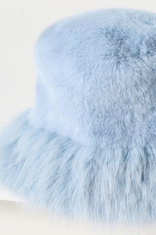 Faux Fur Bucket Hat #3