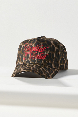 Kenz Kustomz Animal Brim Trucker Hat In Red