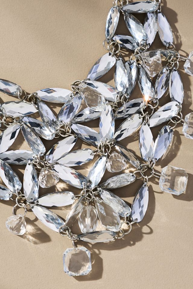 Collier ras du cou à cristaux #2