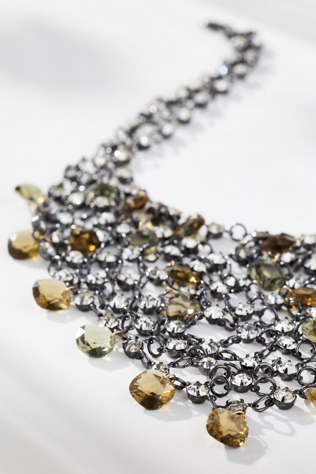 Crystal Bib Necklace #1