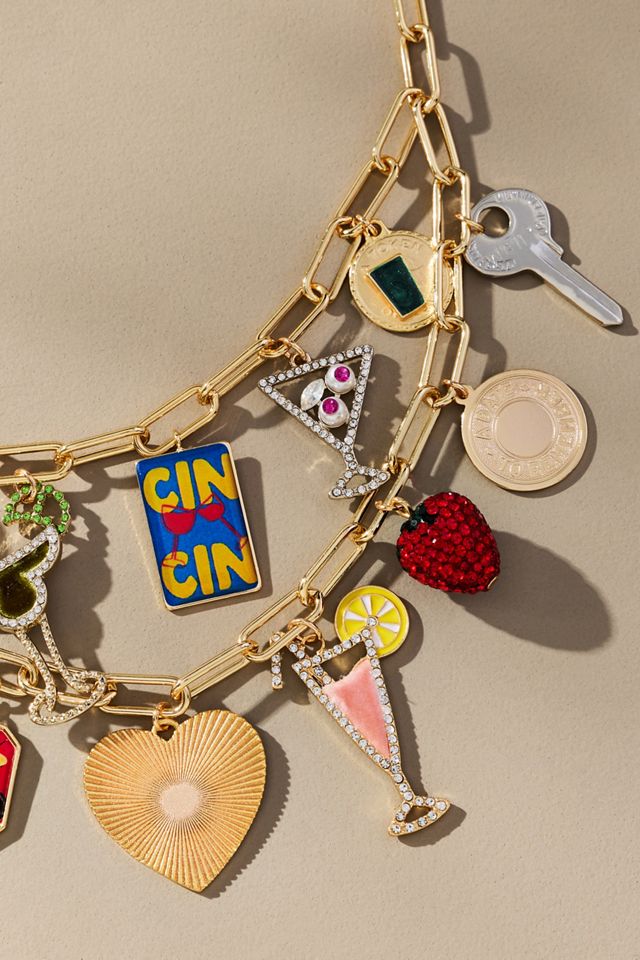 Festive Layered Charm Necklace #1