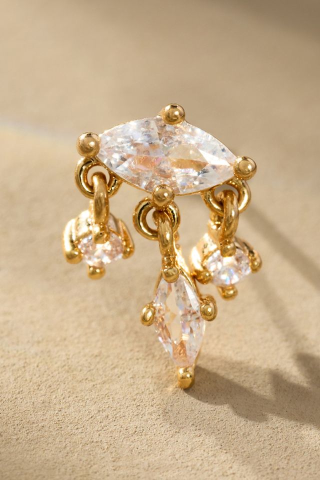 Crystal Marquis Earrings #1