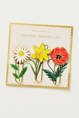 Rifle Paper Co. Garden Study Enamel Paper Clip Set