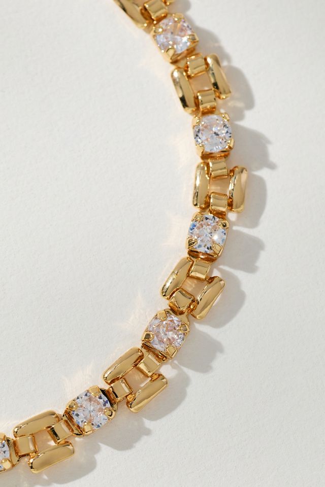 Crystal Chain Link Bracelet #1