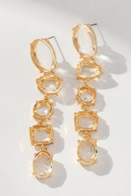 Multi-Crystal Drop Earrings