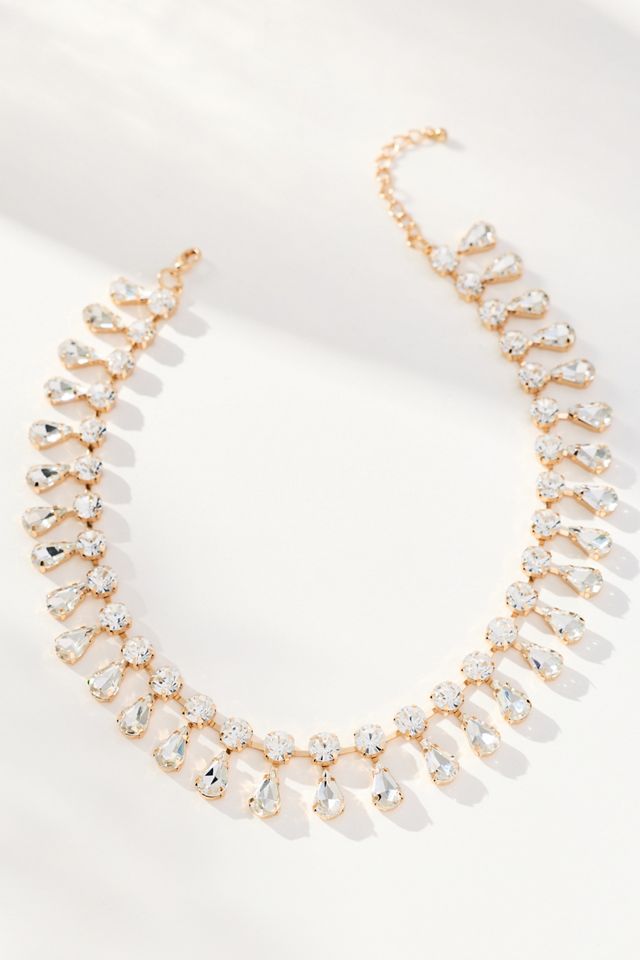 Glam Crystal Collar Necklace #1