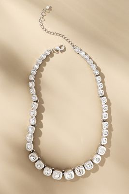 Square Crystal Collar Necklace