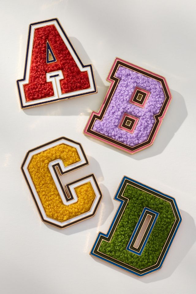 Varsity Monogram Brooch #1