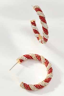 Baublebar Mint Condition Huggie Hoop Earrings In Red