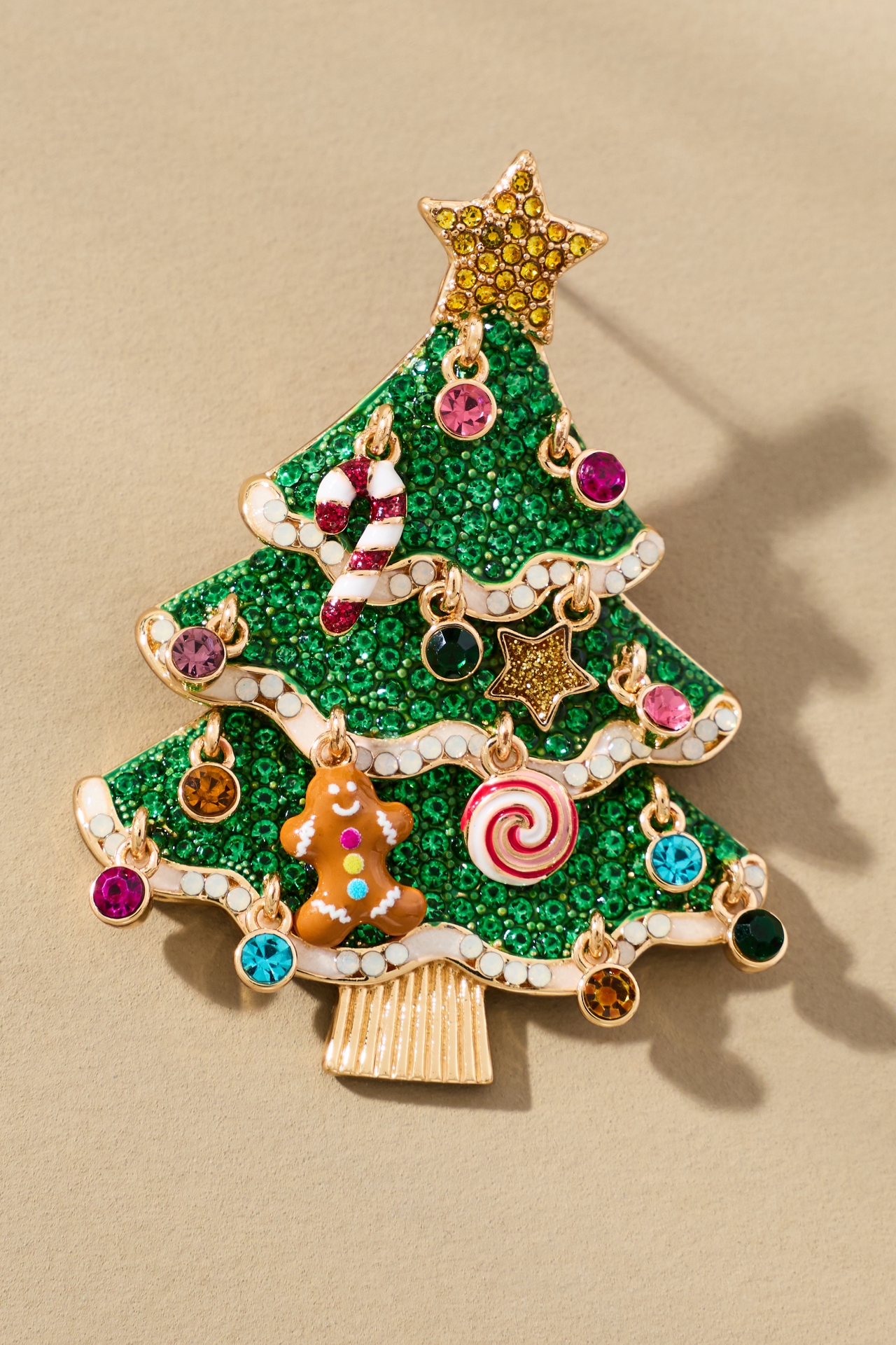 BaubleBar Oh Glitzmas Tree Statement Earrings