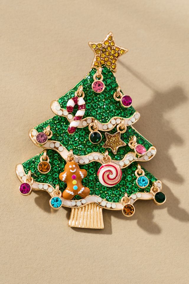 BaubleBar Oh Glitzmas Tree Statement Earrings #1