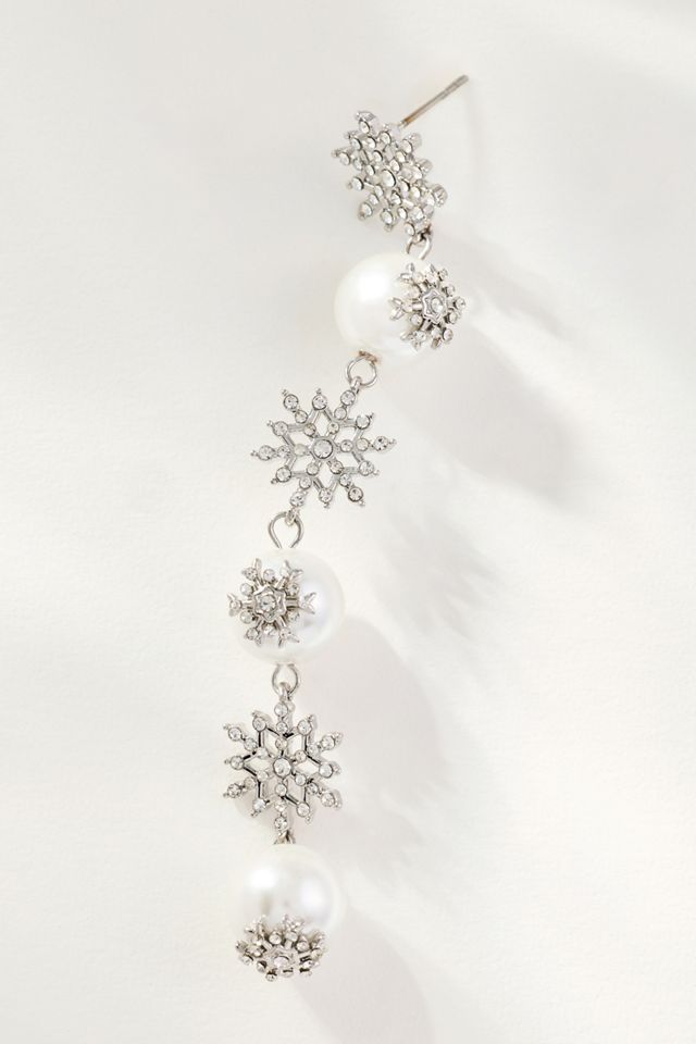 BaubleBar Snow and Behold Drop Earrings #1