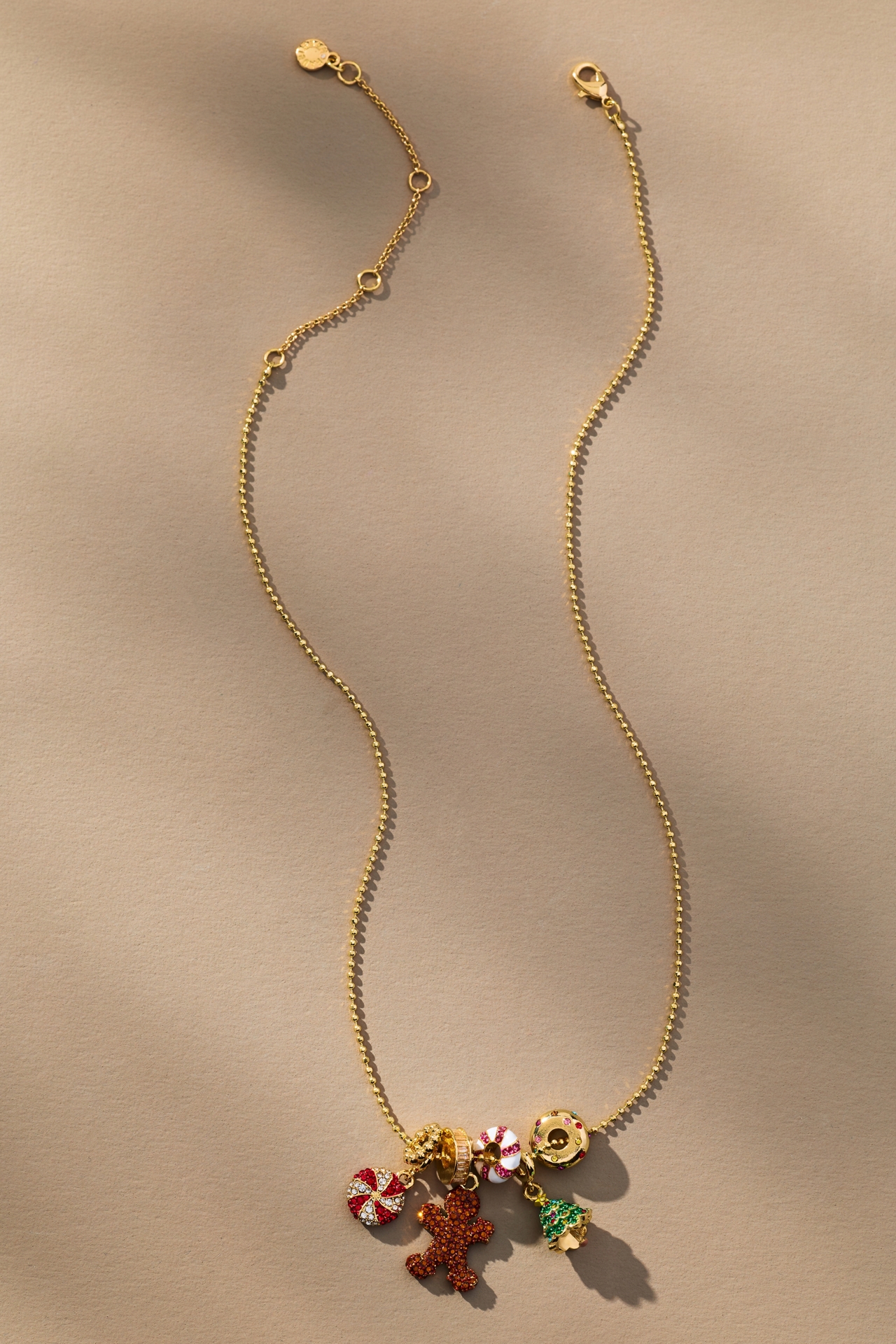 BaubleBar Holly Jolly Charm Necklace