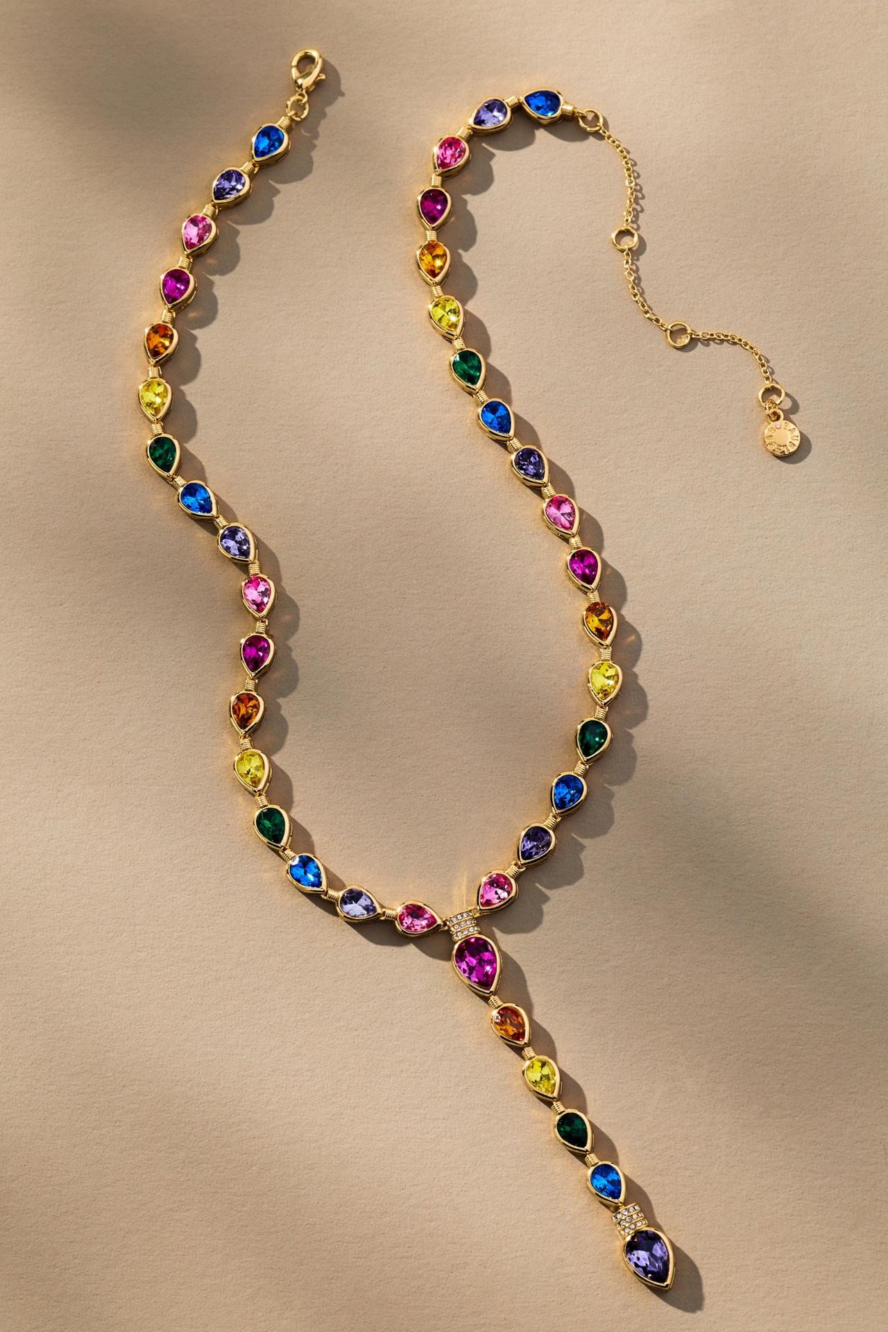 BaubleBar Glow With It Lariat Necklace