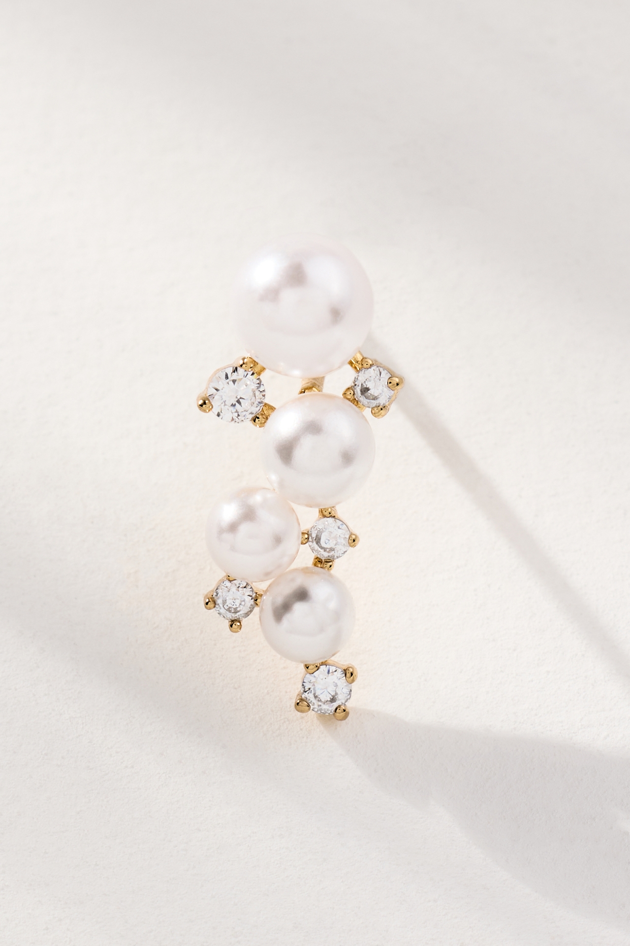 Cluster Pearl Earrings