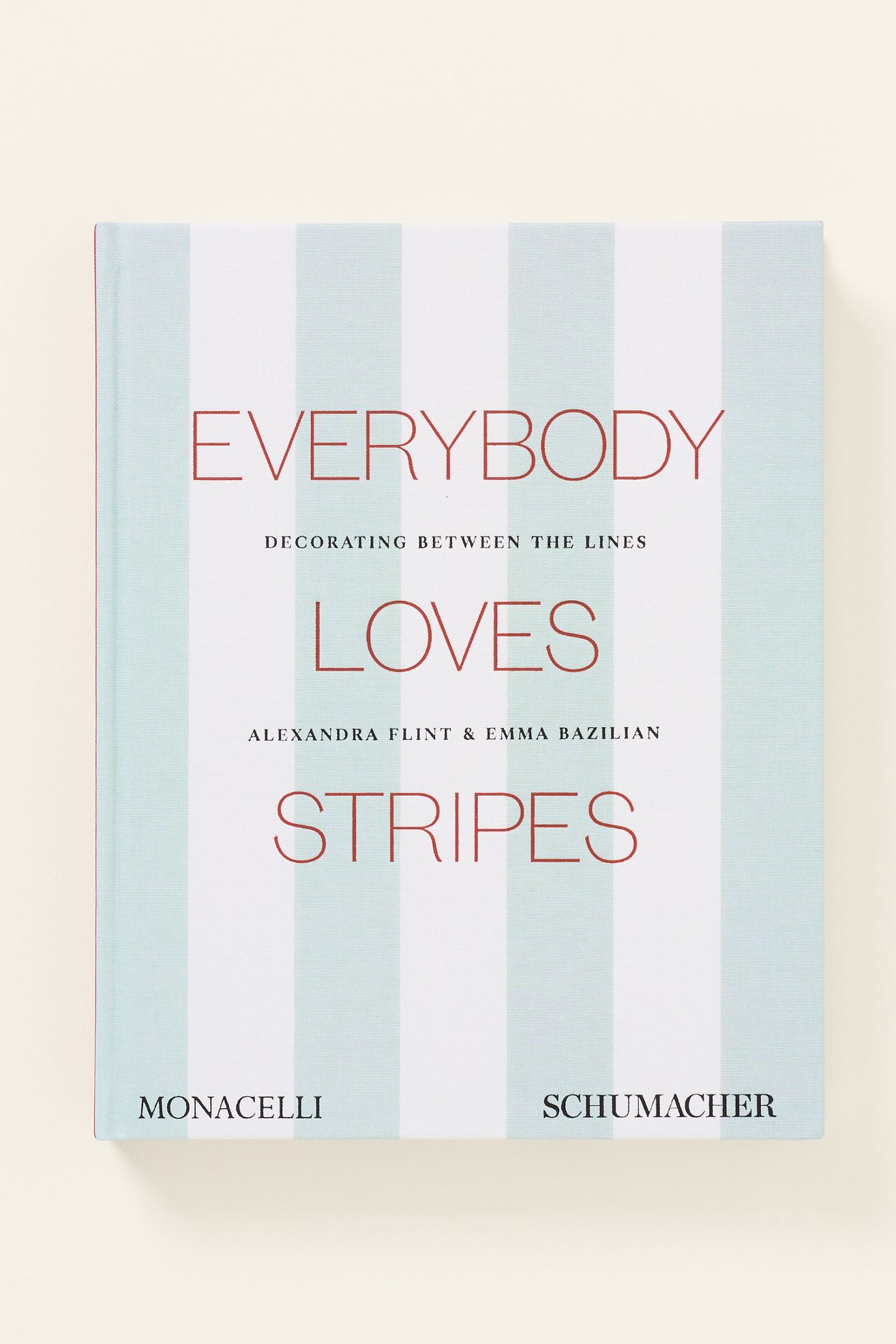 Everybody Loves Stripes Hardcover Book - Light Blue, One Size