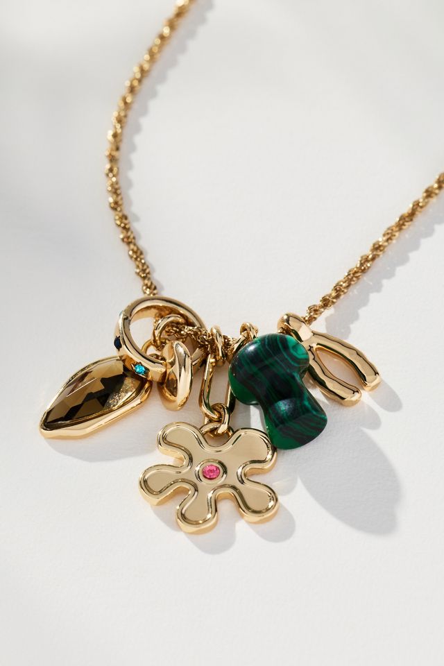 Mignonne Gavigan Riley Charm Cluster Necklace #1