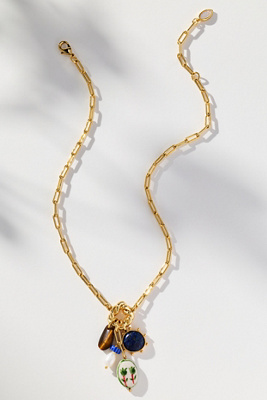 Mignonne Gavigan Wrenley Charm Necklace In Gold