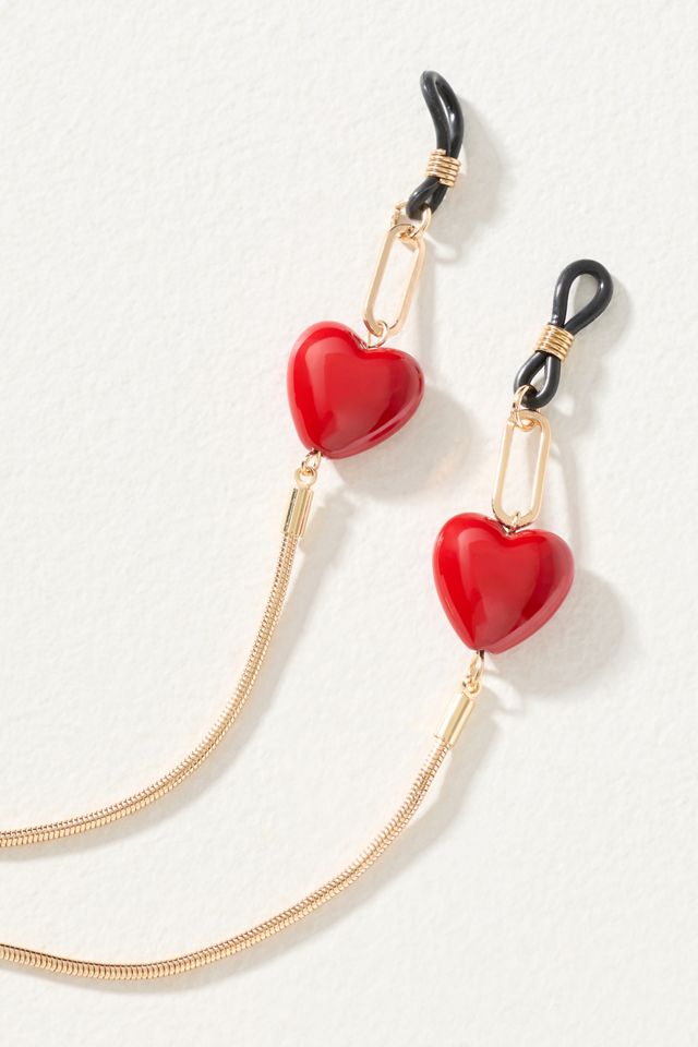 Heart Charm Eyeglass Chain #2