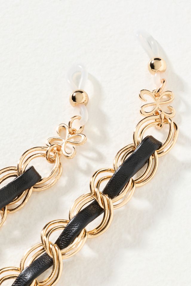 Faux-Leather Eyewear Chain #2
