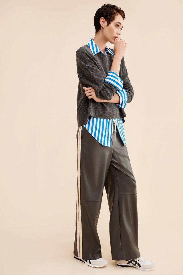 Mare Mare Vegan Leather Pull-On Pants #3
