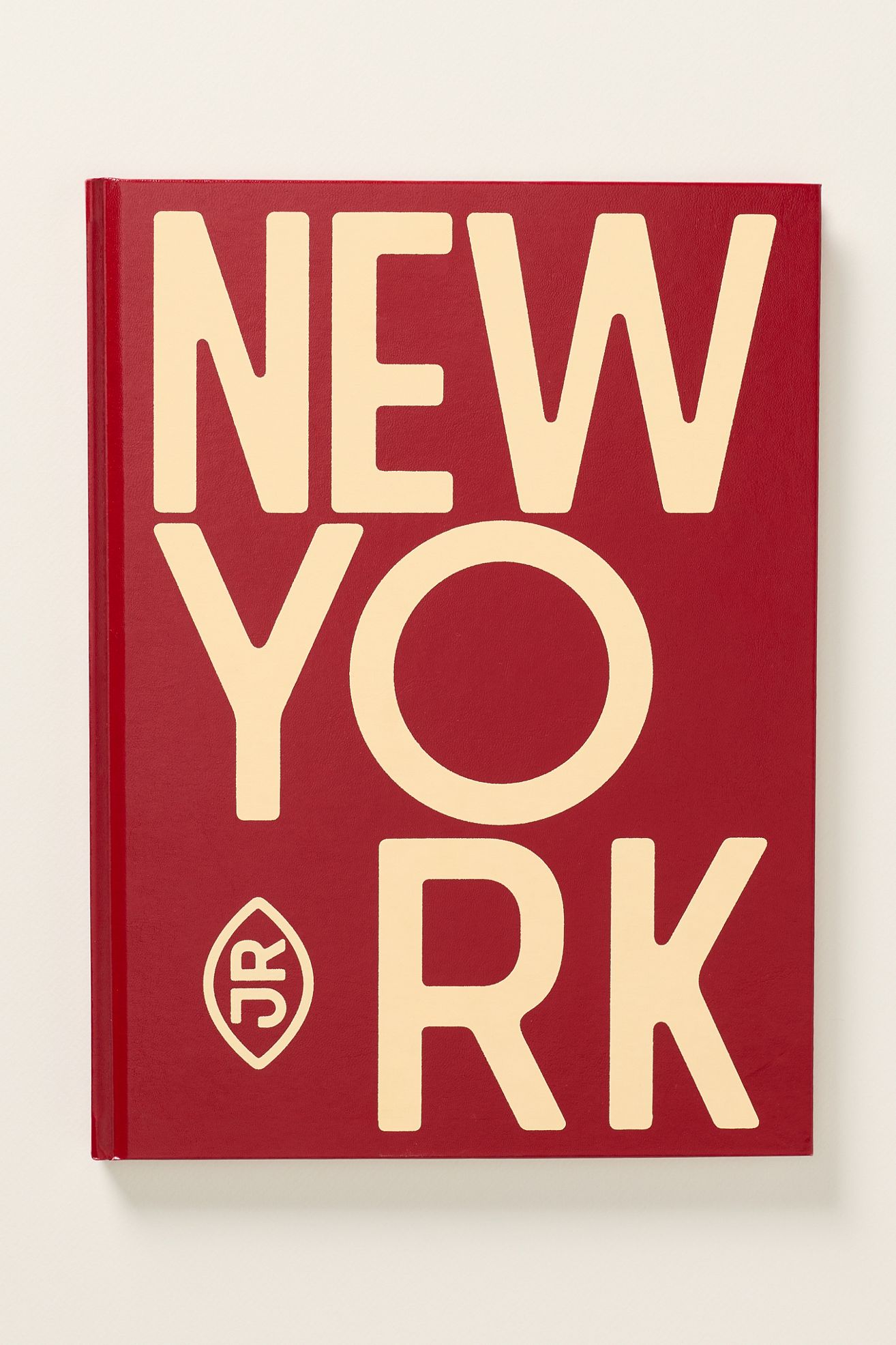 New York Hardcover Book - Red, One Size